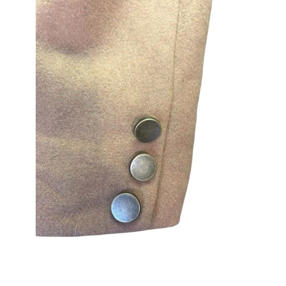 Penny Lane Faux Fur Inspired Coat 18W Tan Wool Blend 70's Hippie Festival Vamp - Picture 15 of 16